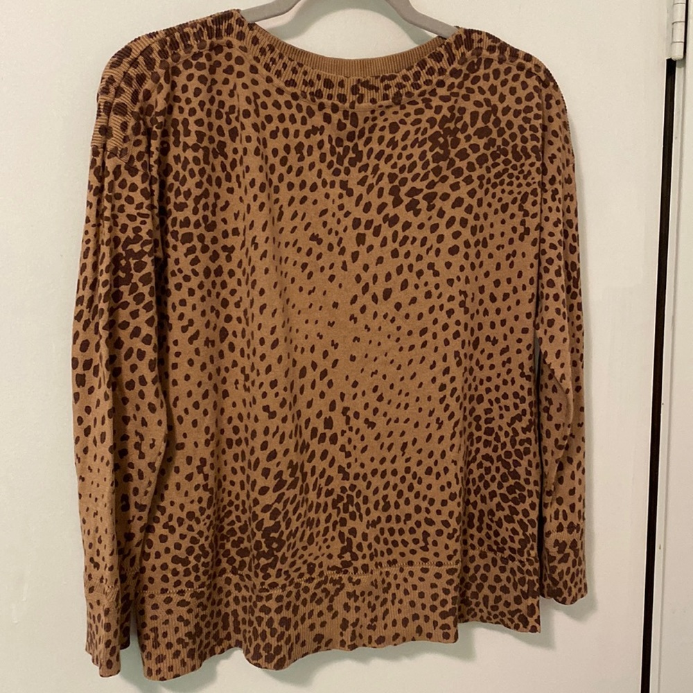 Joules Cotton / Viscose Blend Sweater - Leopard Dots